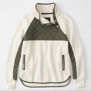 Abercrombie and Fitch asymmetrical fleece